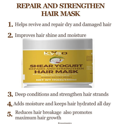 Complete Hair Growth Kit: Shear Yoghurt Collection