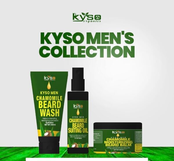 Kyso Men Beard Moisture and Growth Kit